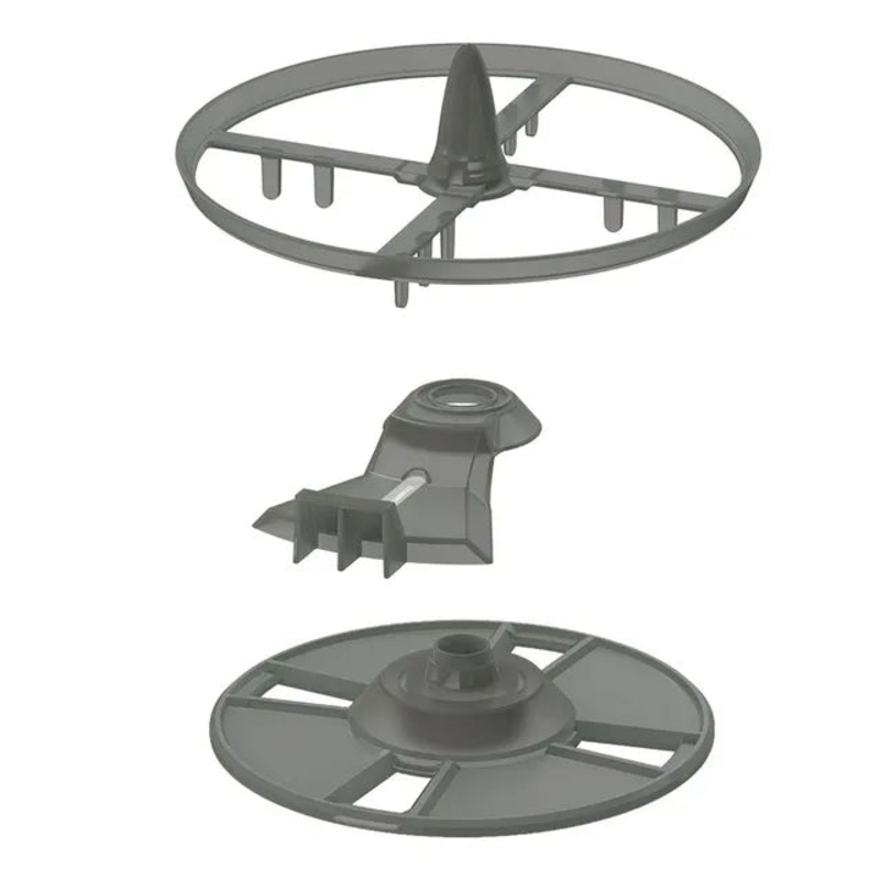 Baby Brezza Formula Pro Advanced WiFi Replacement Stirring Wheel Measuring Wheel and Locking Cover with Slicon Scraper