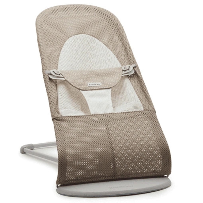 Babybjorn Bouncer Balance Soft Mesh (Grey Beige/White)