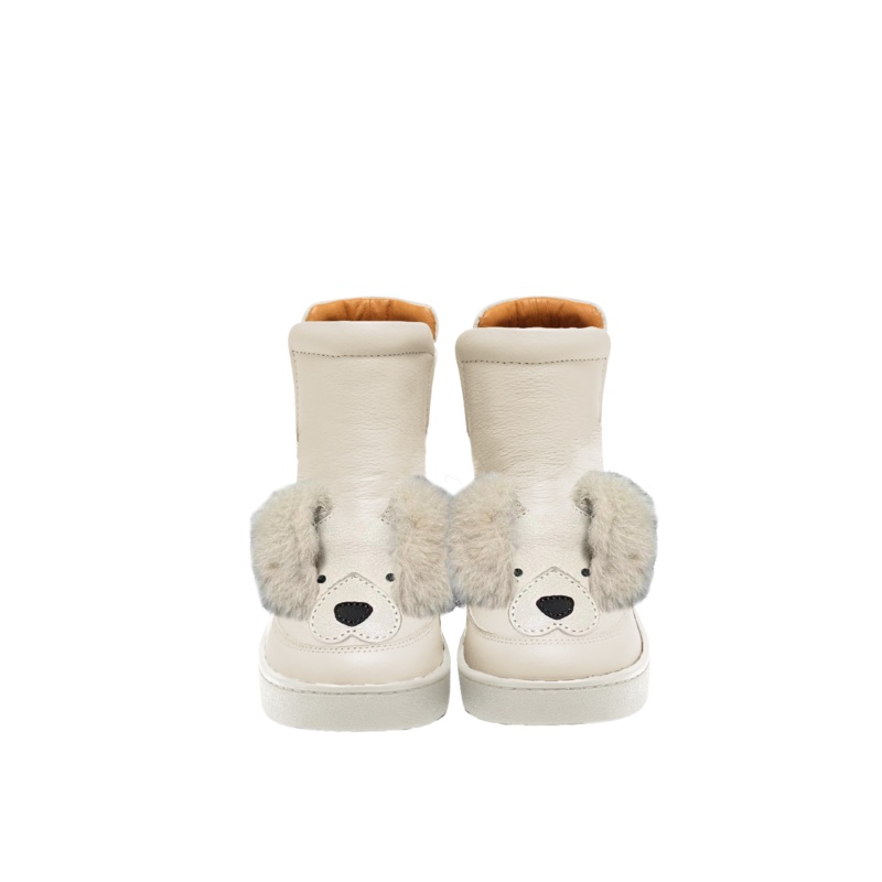 Thuru Exclusive Boots | Golden Retriever | Ivory Leather