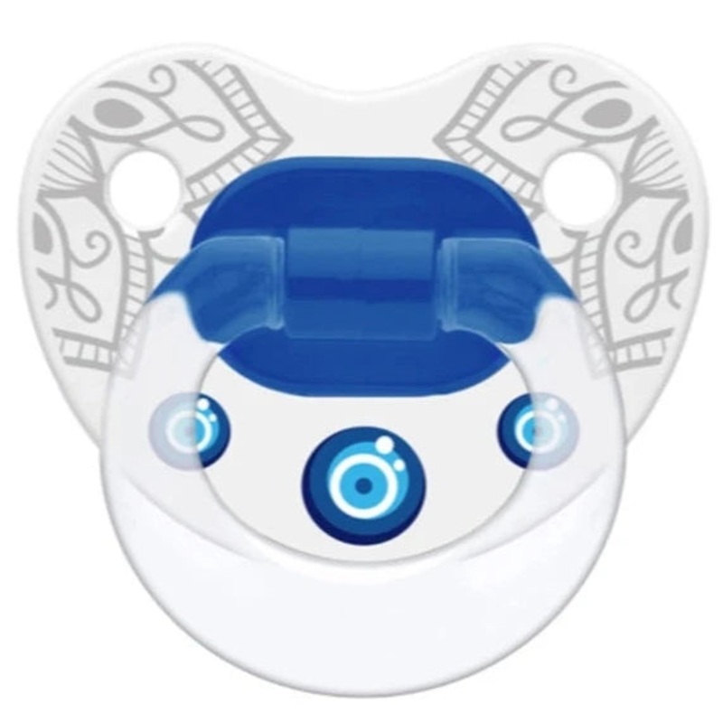 Wee Baby Evil Eye Patterned Body Orthodontic Soother (18M+)
