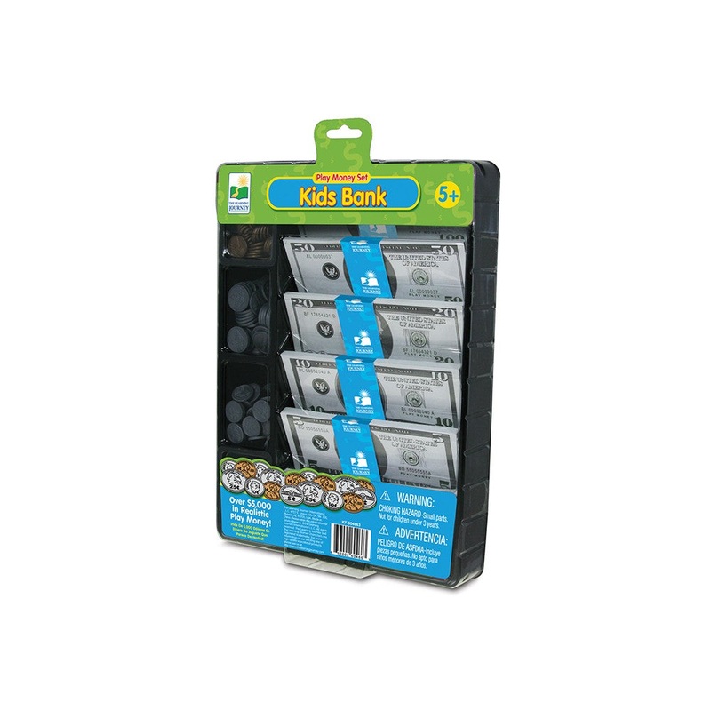 The Learning Journey Kids Bank - Play Money Set