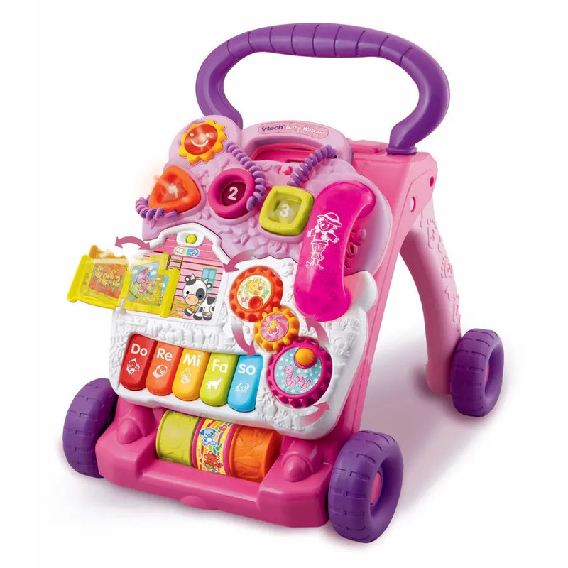 Vtech First Steps Baby Walker (Pink/Red)