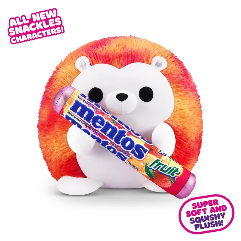 Zuru Snackles Series 2 - Hedgehog & Mentos (Fruit) 16 Plush