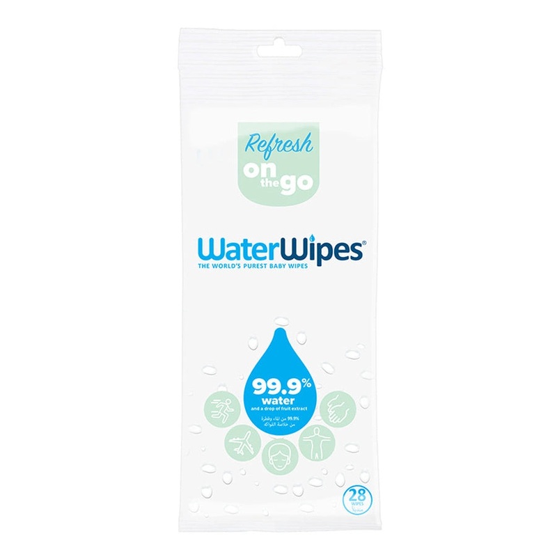 WaterWipes Refresh On the Go Wipes 28's