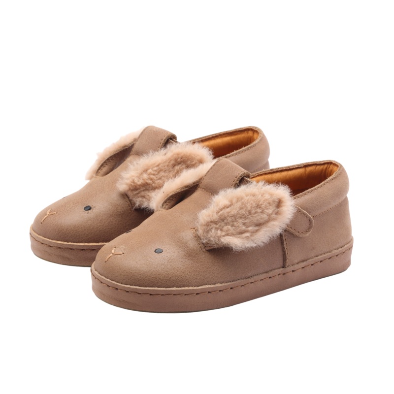 Xan Exclusive | Fluffy Bunny | Hazelnut Leather