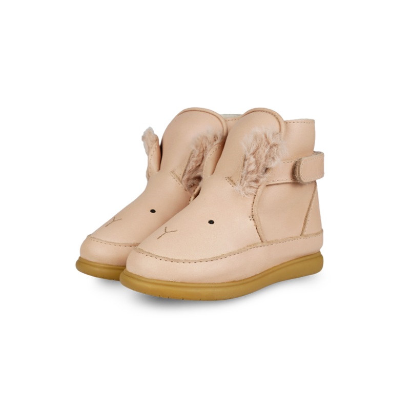 Dubu Exclusive Shoes | Fluffy Bunny | Light Rust Leather