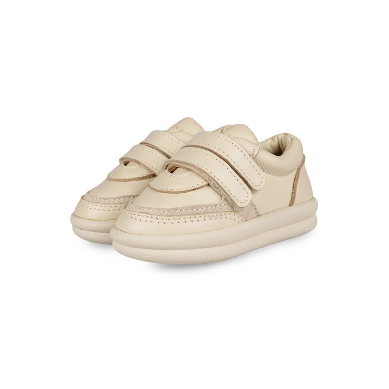 Romijn Sneakers | Cream Leather