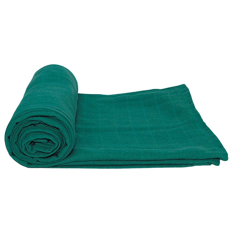 Tommy Lise Muslin Swaddle -  Mangrove Green (120x120cm)