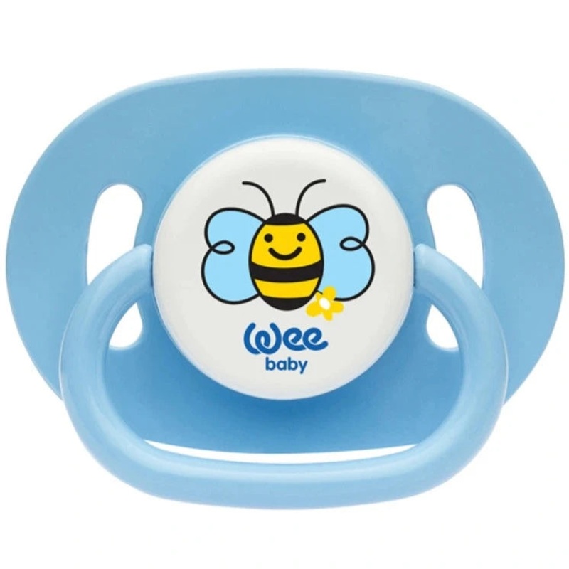 Wee Baby Opaque Oval Body Round Teat Soother 6-18M