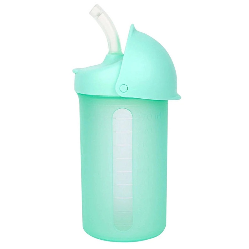 Boon Swig Silicone Straw  Bottle 10oz (Mint)