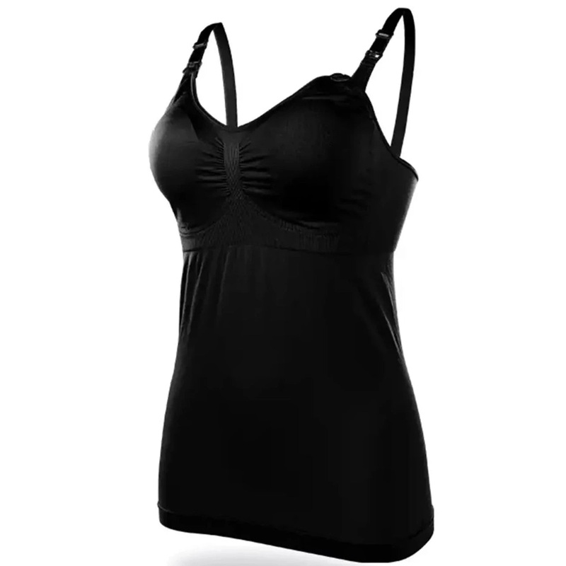 Sunveno Maternity Nursing Tank (Black)