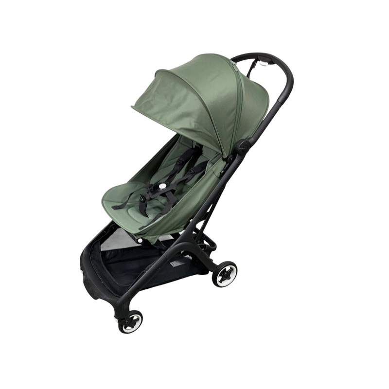 Bugaboo Butterfly Stroller, 2024, Black, Forest Green, Forest Green