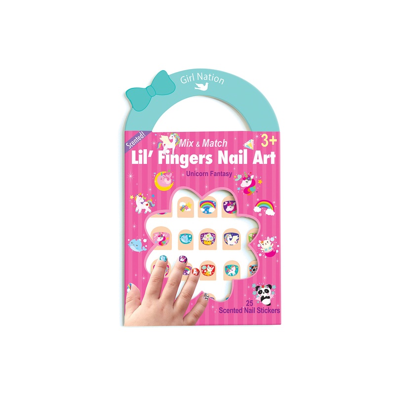 Girl Nation Lil' Fingers Nail Art - Unicorn Fantasy