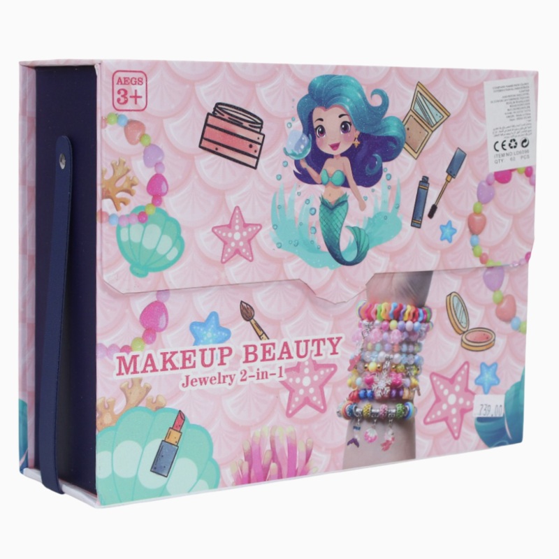Girls Handheld Make-Up & Jewelry Box
