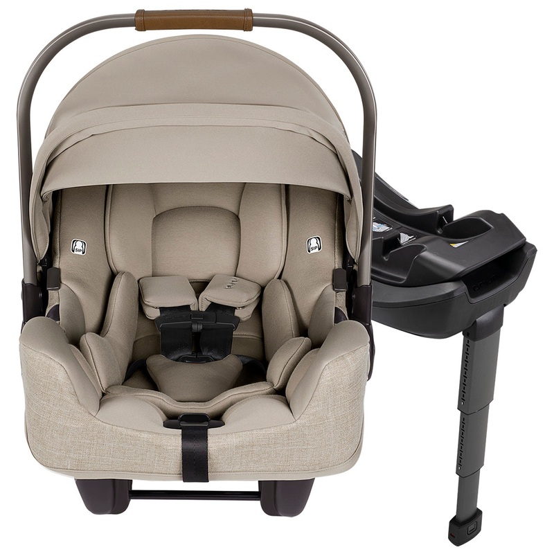 Nuna PIPA RX Infant Car Seat + RELX Base with Load Leg - Hazelwood