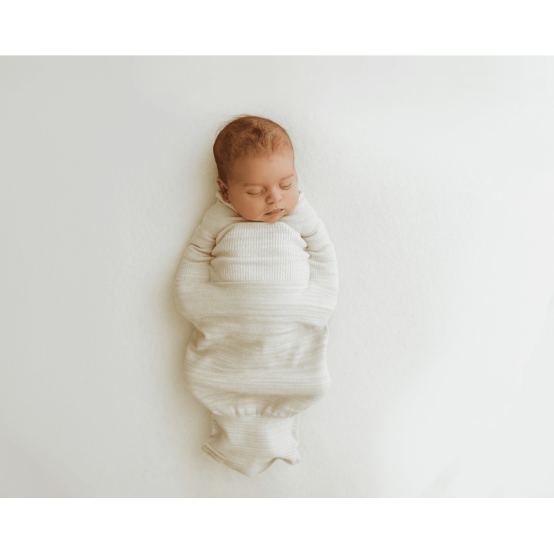 Swaddelini Bamboo Blend Beige Swaddle Sleep Sack