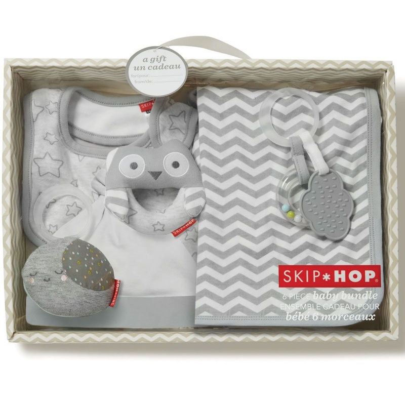 Skip Hop 6-Piece Baby Bundle - Grey