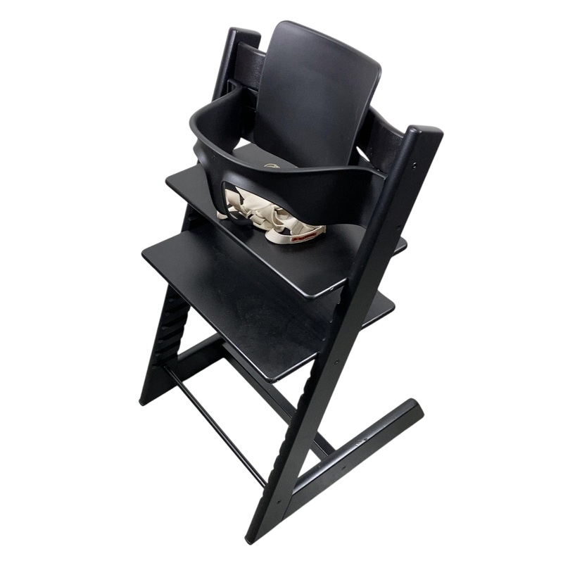 Stokke Tripp Trapp High Chair With Baby Set, 2, Black