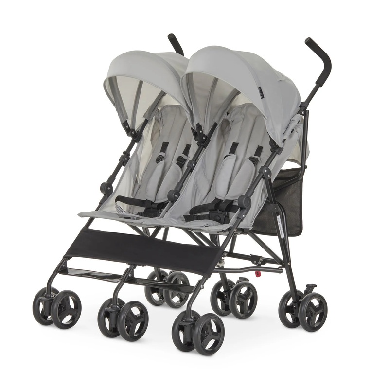 Twin Venture Umbrella Stroller - Light Gray