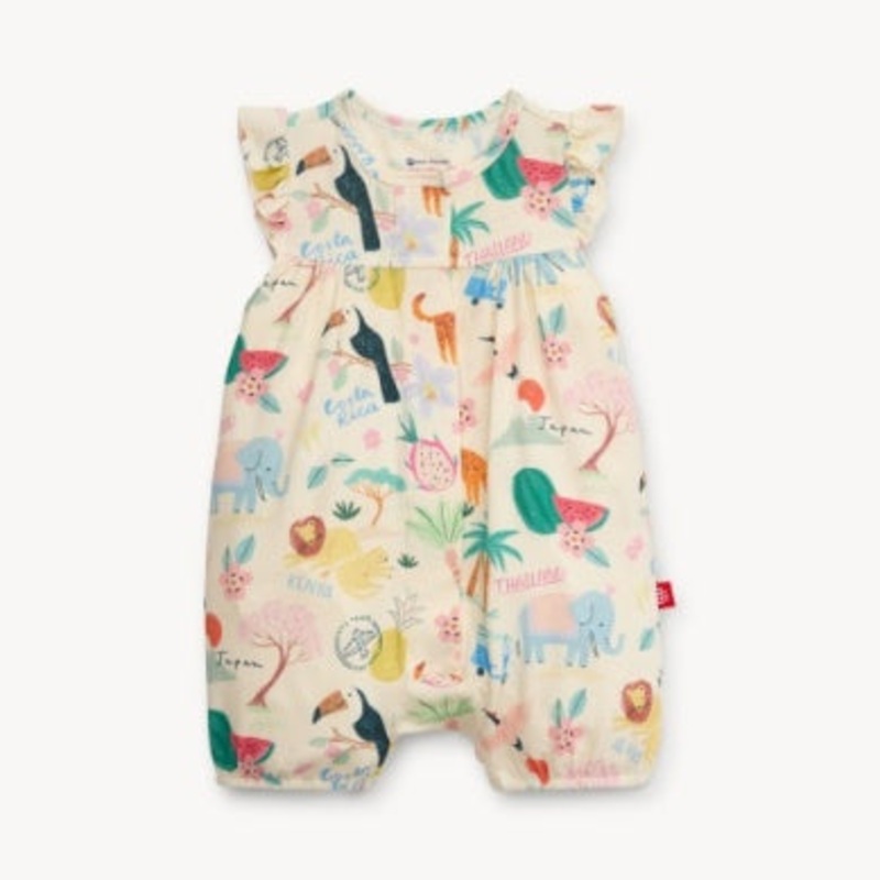 Wanderlust Wildlife Modal Romper