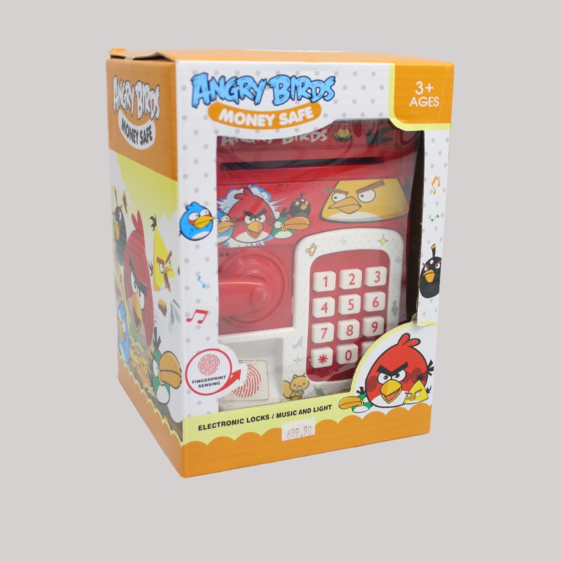 Angry Birds Secret Number Fingerprint Electronic Safe