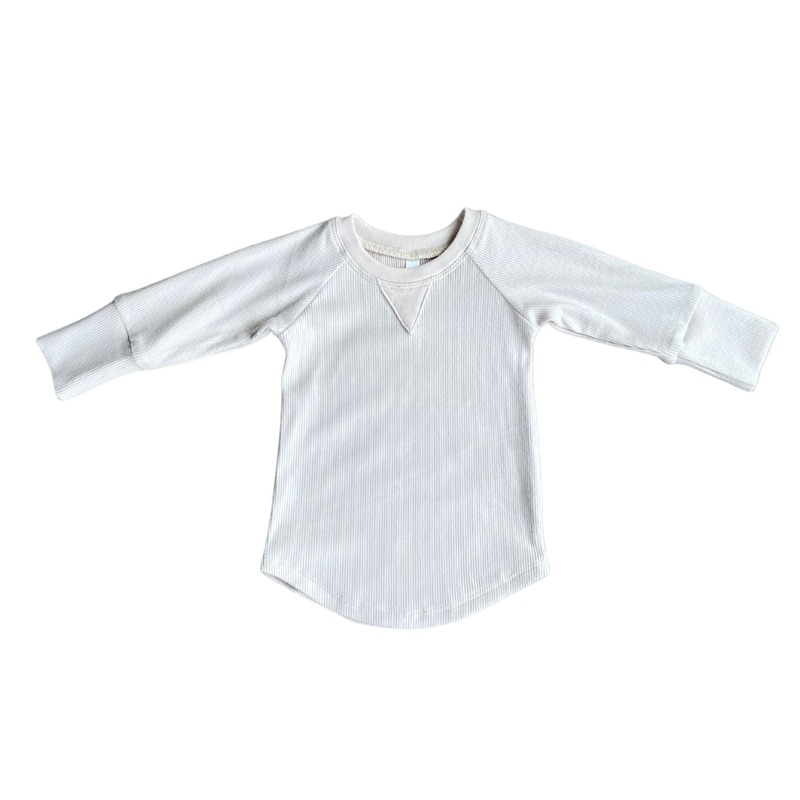 Babysprouts - Ribbed Long Sleeve Top - Cream