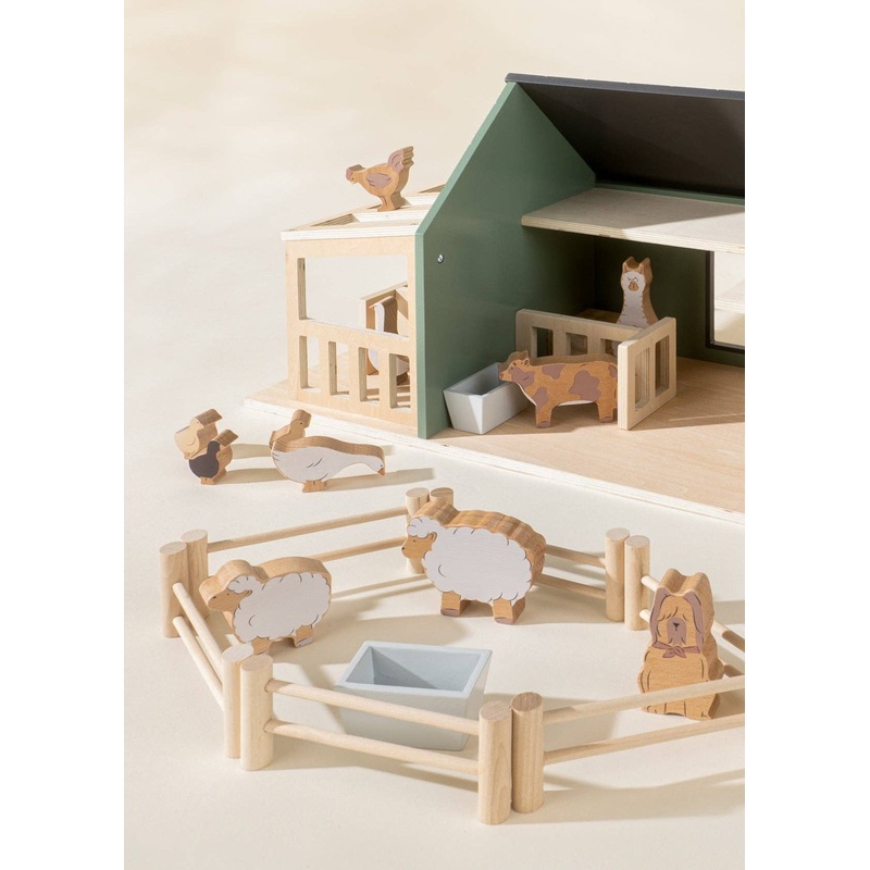 Coco Village Wooden Farm & Accessories Set