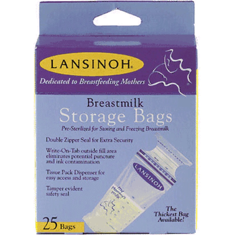 Lansinoh Breast Milk Storage Bags - 25 Count