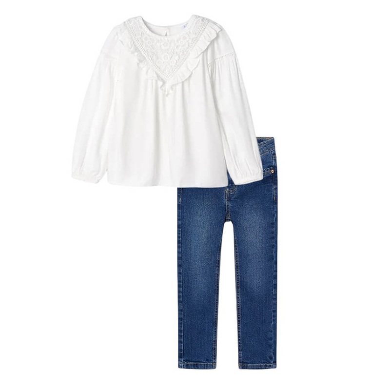 Long Sleeve Blouse & Pants Set