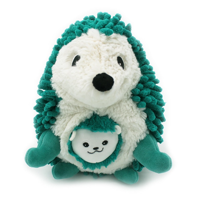 Piktou the Hedgehog with Baby - Green