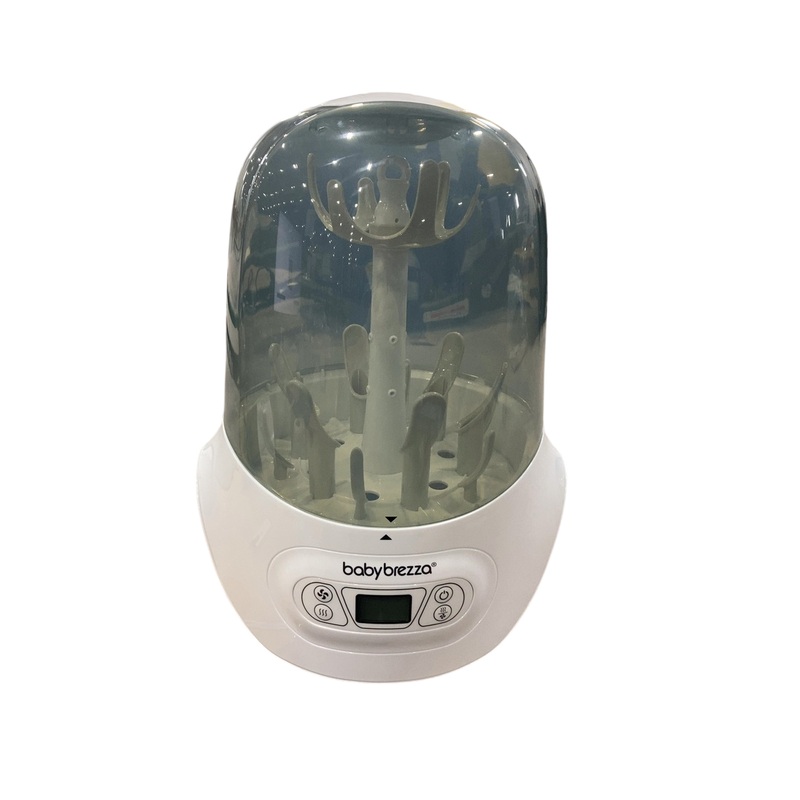 Baby Brezza One Step Baby Bottle Sanitizer and Dryer (Steam Sterilizer), White on White