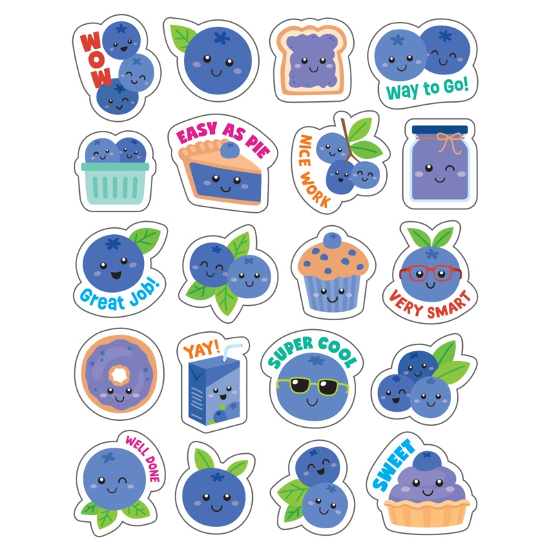 Blueberry Smelly Stickers