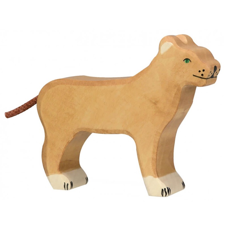 Holztiger Wooden Animal Lioness