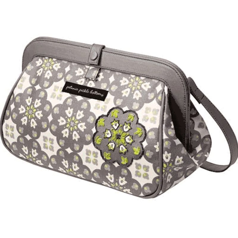 Petunia Pickle Bottom Cross Town Clutch in Misted Marseille