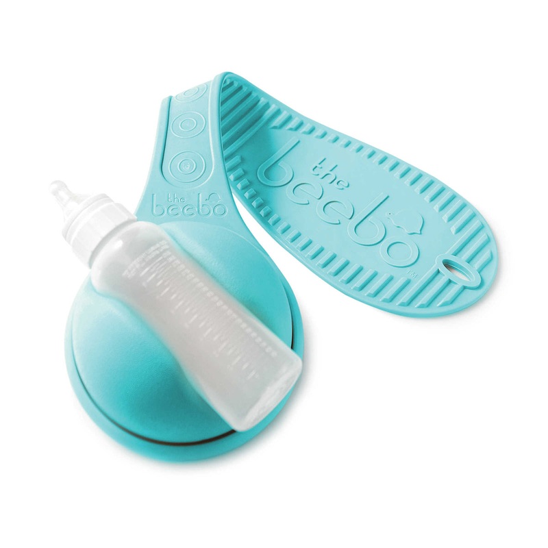 The Beebo Free-Hand Baby Bottle Holder - Teal
