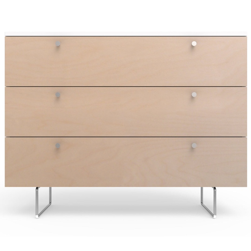 Spot On Square Alto Dresser 45" - White/Birch