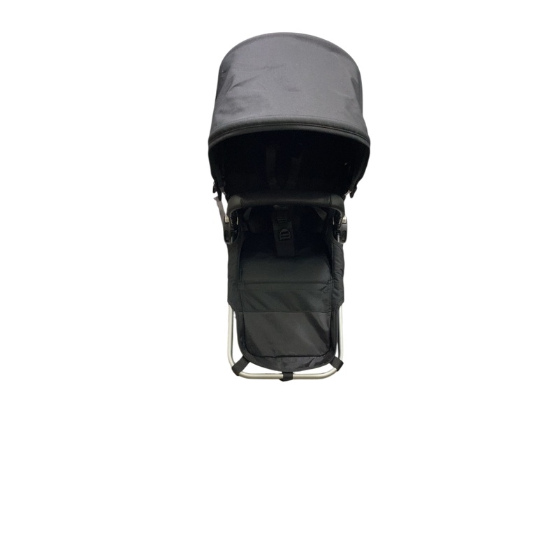 Bugaboo Donkey 5 Duo Extension Set, 2024, Aluminum, Midnight Black, Midnight Black, with Canopy