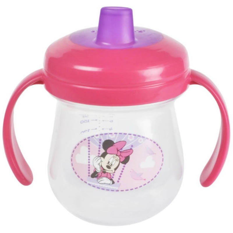 The First Years Minnie Mouse Soft Spout Trainer Cup, 7 oz.