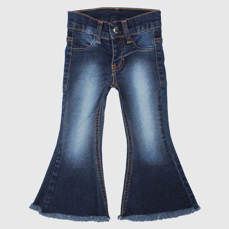 Boot Cut Faded Navy Jeans