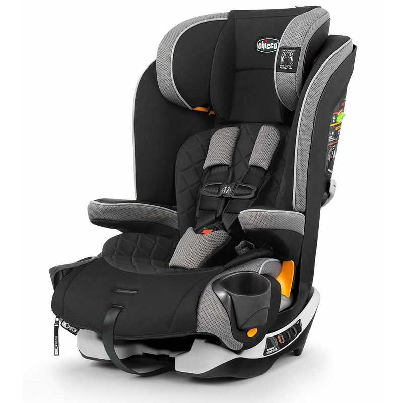 Chicco OPEN BOX MyFit Zip Harness Booster Car Seat - Nightfall