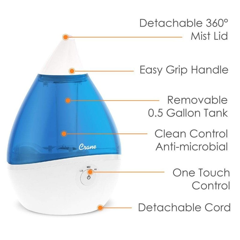 Crane Droplet Cool Mist Humidifier