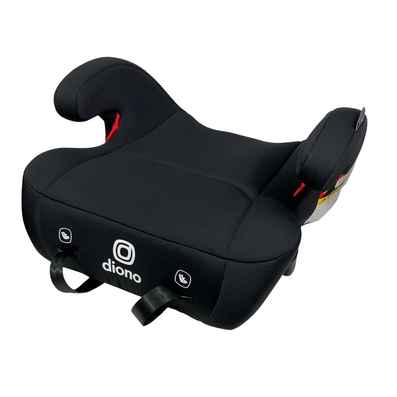 Diono Solana 2 Backless Booster Seat, 2024, Black, With LATCH