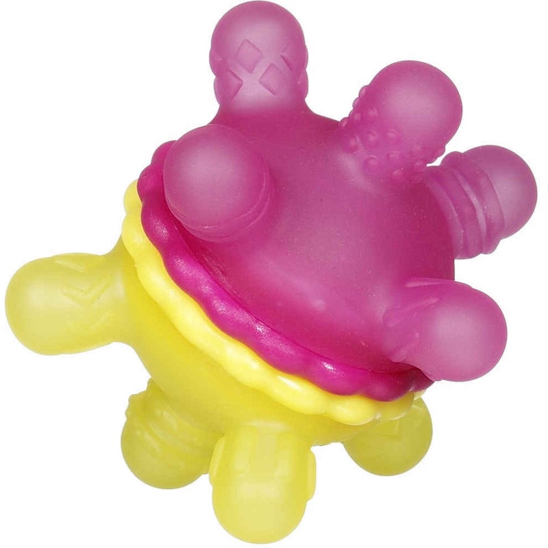 Munchkin Twisty Teether Ball - Pink/Yellow
