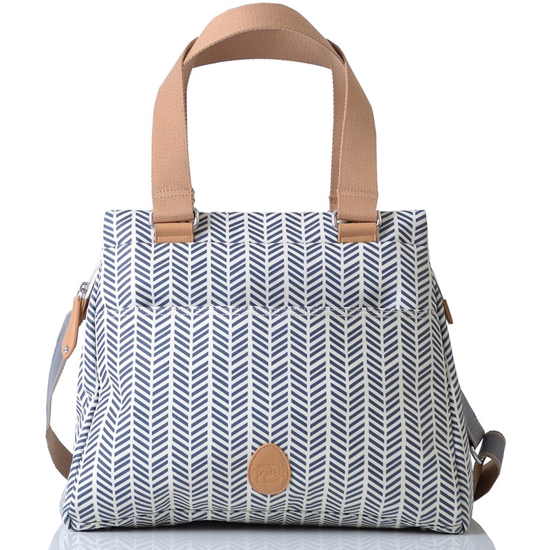 PacaPod Richmond Diaper Bag - Navy Herringbone