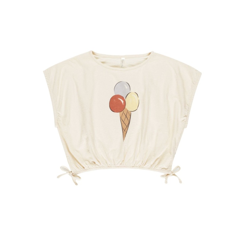 Cropped Cinched Tee - Gelato