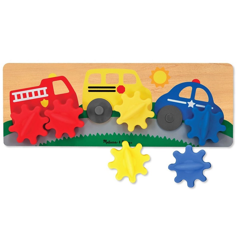 Melissa & Doug Spinning Wheels Gear Toy