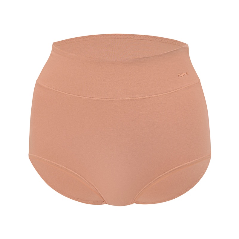 Women's High-Waisted Brief in Latte
