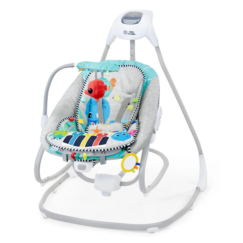 Ocean Explorers Kick to It 4-in-1 Musical Swing & Rocker with Piano