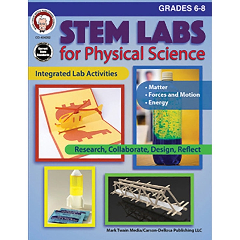 STEM Labs for Physical Science Resource Book Grade 6-8 Paperback