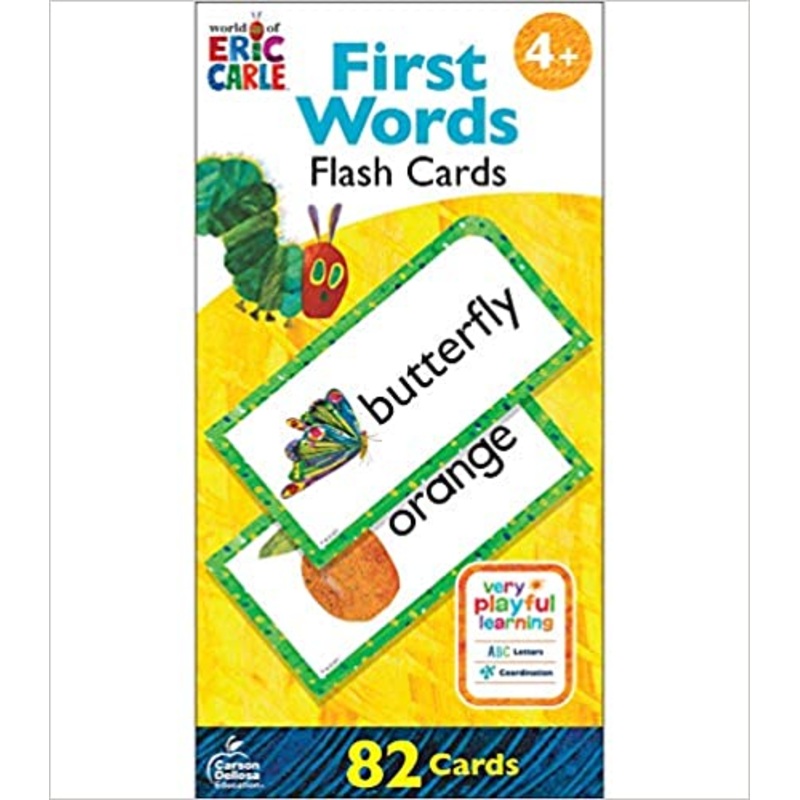 World of Eric Carle | First Words Flash Cards | Bilingual, English and Spanish, 82ct